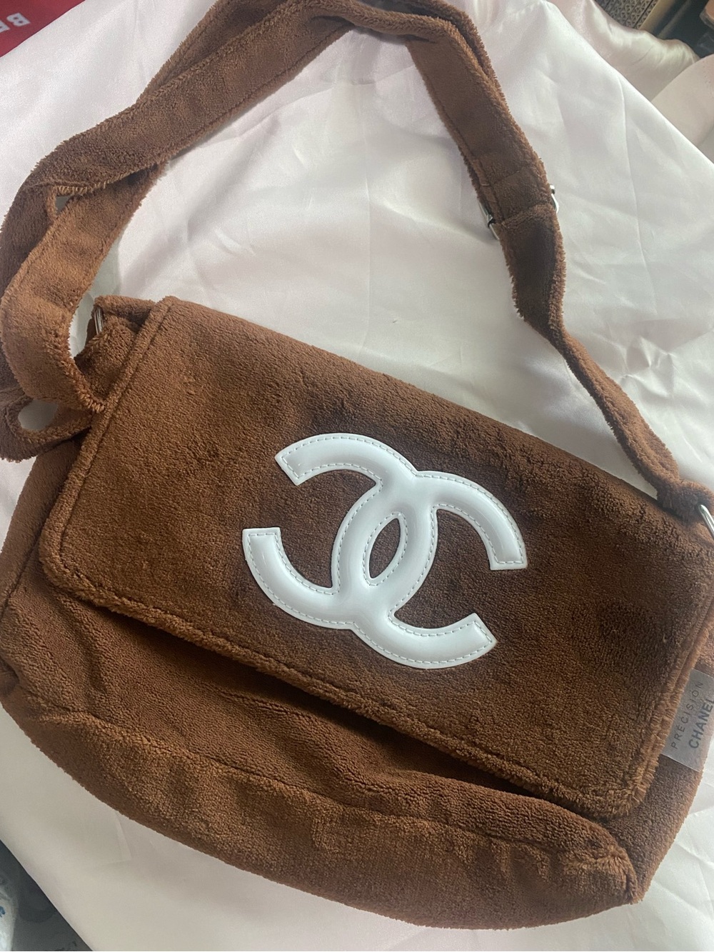 Chanel gift chamois bag